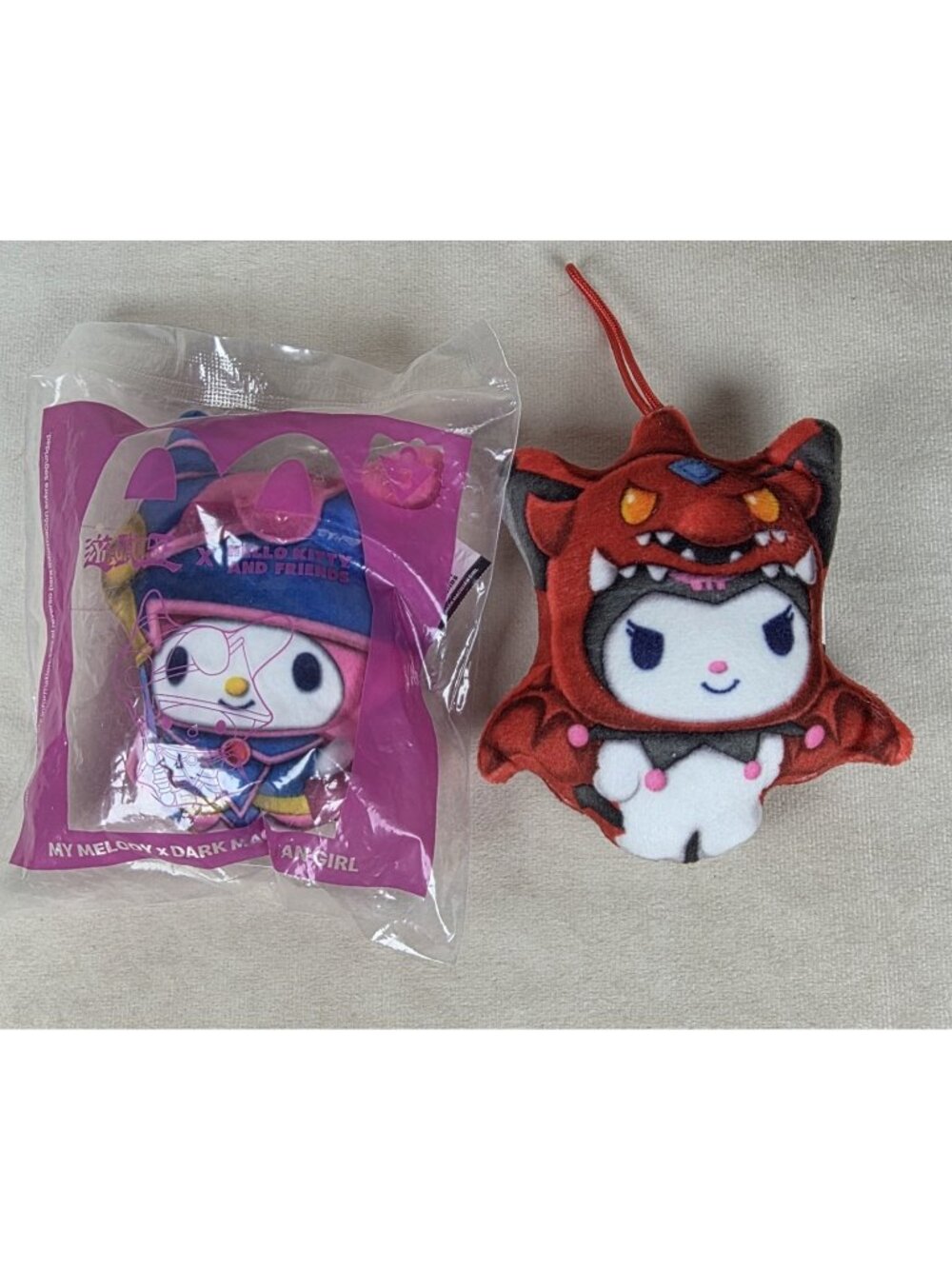 2024 McDonald’s YuGiOh Hello Kitty & Kuromi Slifer Sky Dragon Dark Magician Girl